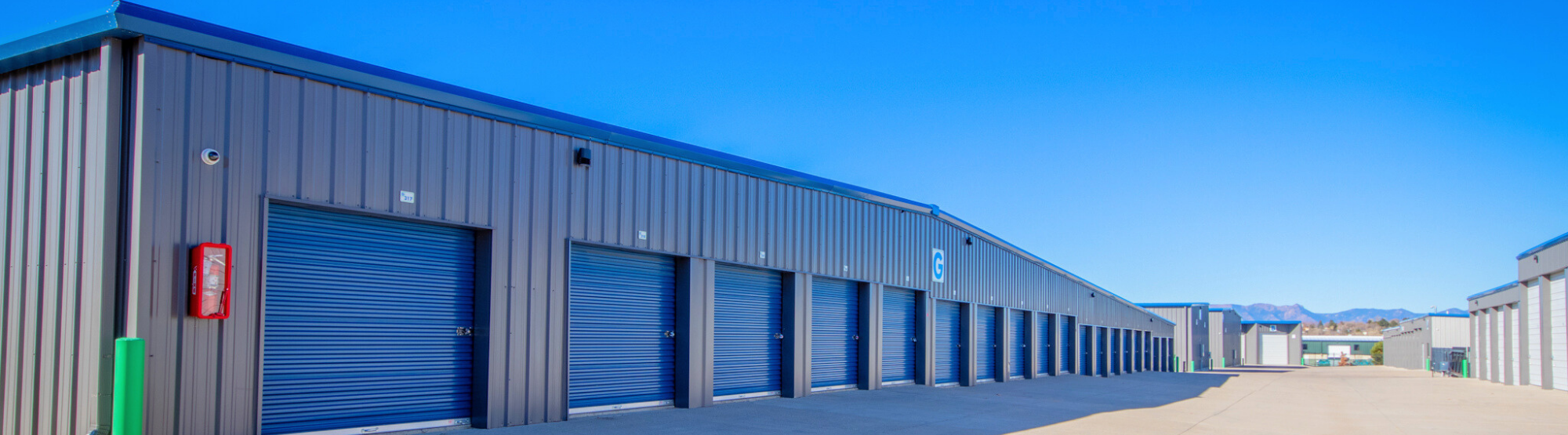 aerial view of maximum storage RV & self storage facility